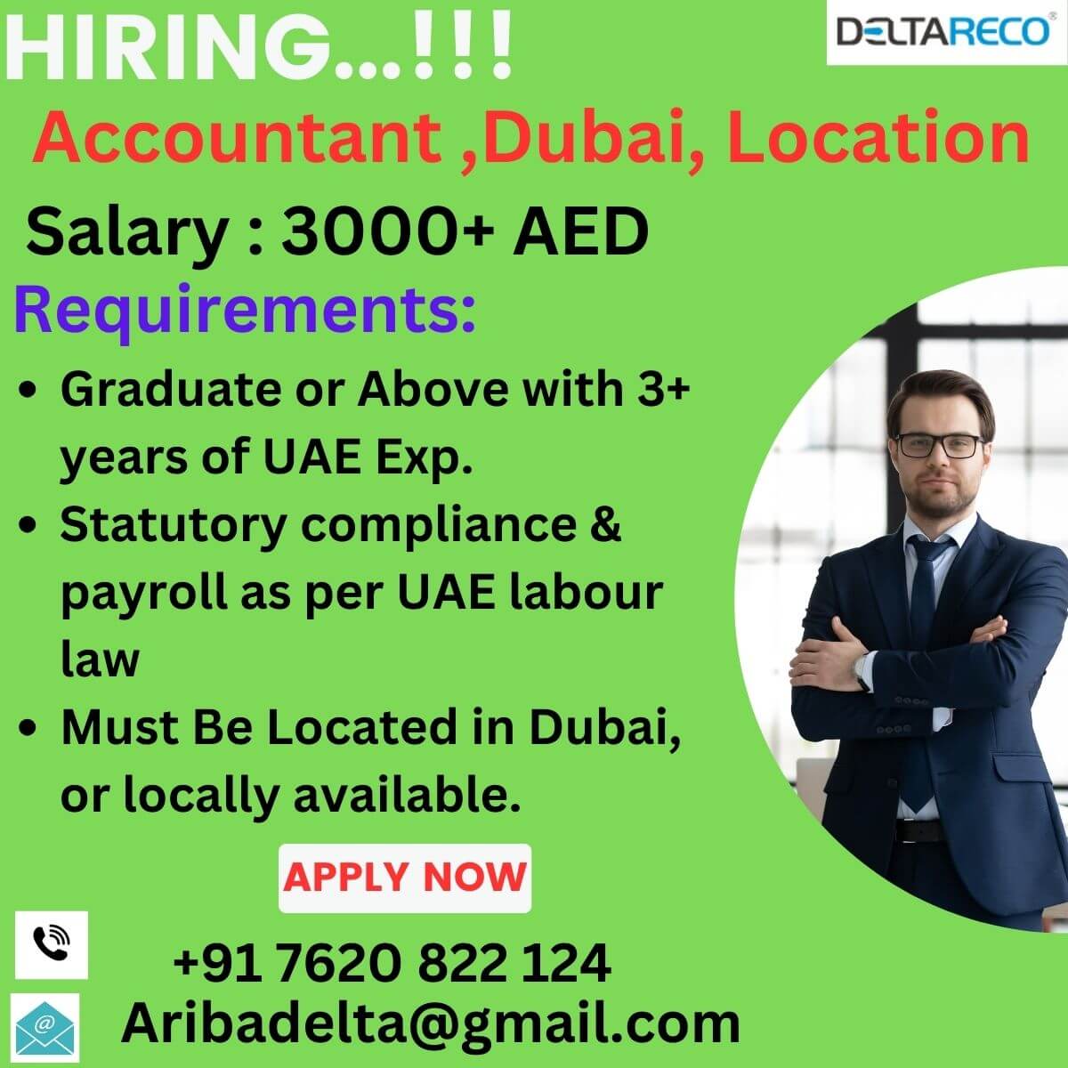 Accountant With UAE/Dubai PAYROLL Experience.