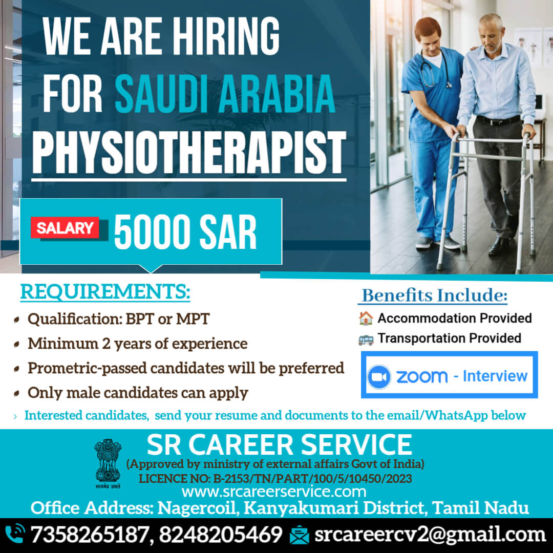 Physiotherapist - Male Physiotherapist - Male