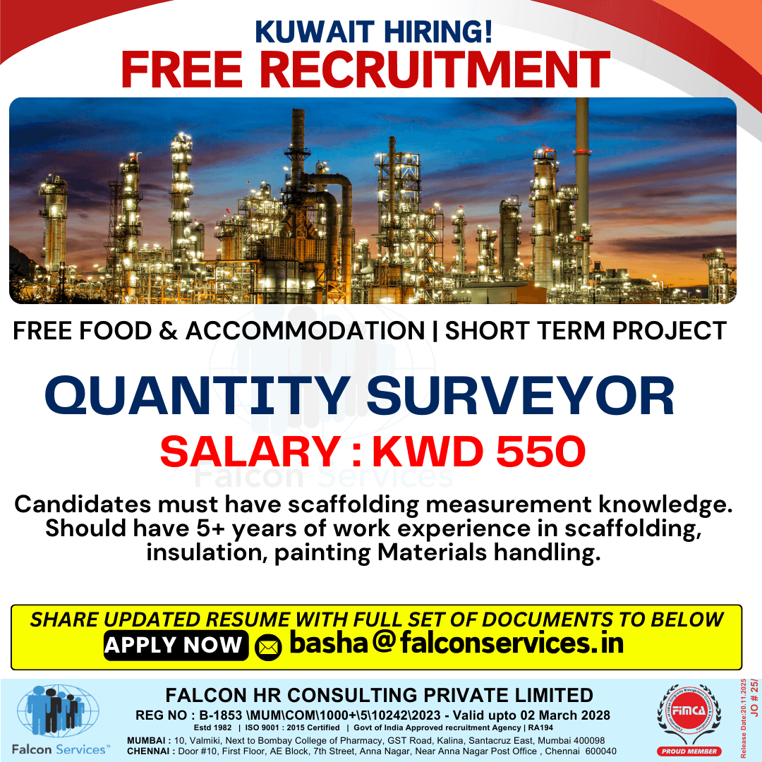 Kuwait Hiring – Free Recruitment Kuwait Hiring – Free Recruitment