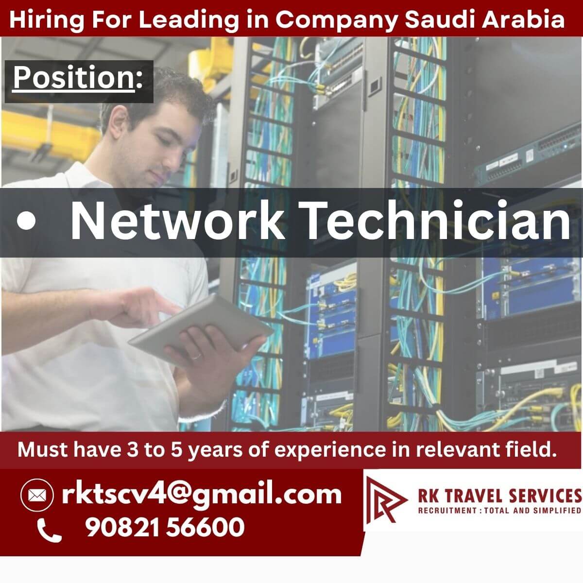 Hiring For Leading Company In Saudi Arabia Hiring For Leading Company In Saudi Arabia