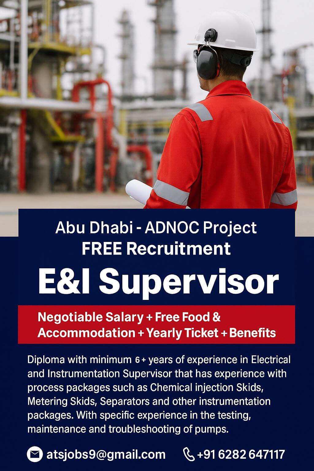 FREE RECRUITMENT - E&I SUPERVISOR FREE RECRUITMENT - E&I SUPERVISOR