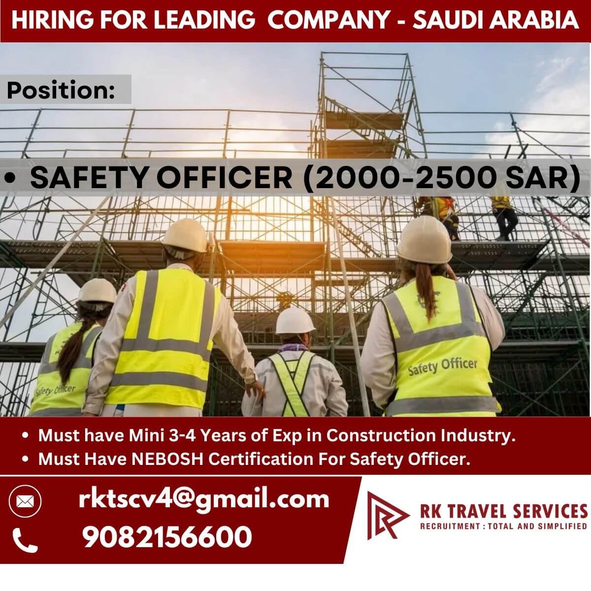 Hiring For Leading Company - Saudi Arabia Hiring For Leading Company - Saudi Arabia