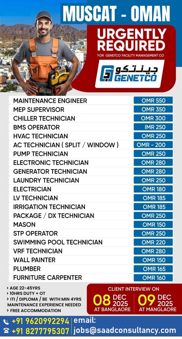 HIRING FOR GENETCO HIRING FOR GENETCO