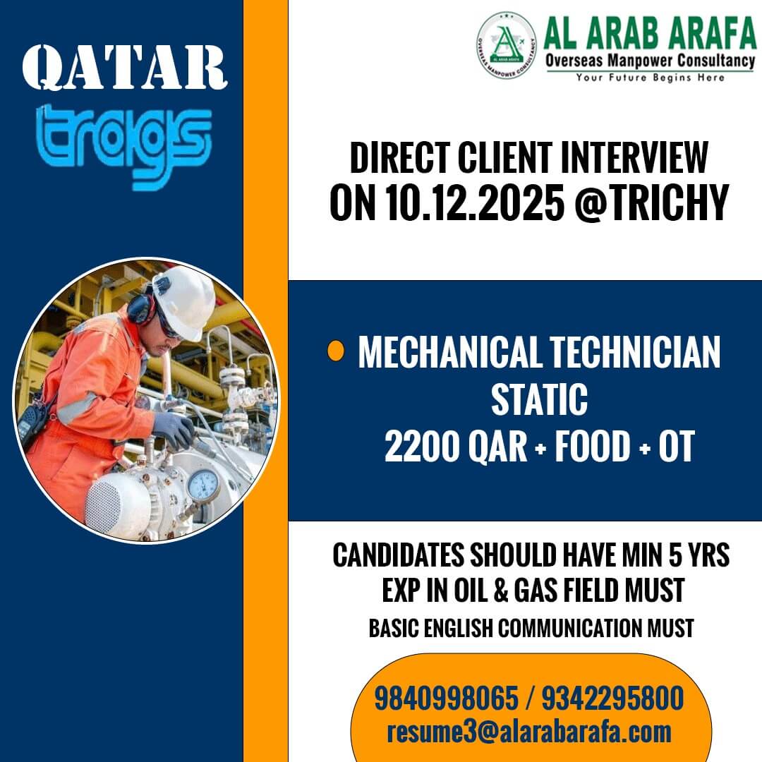 DIRECT CLIENT INTERVIEW ON 10.12.2025 @ TRICHY DIRECT CLIENT INTERVIEW ON 10.12.2025 @ TRICHY