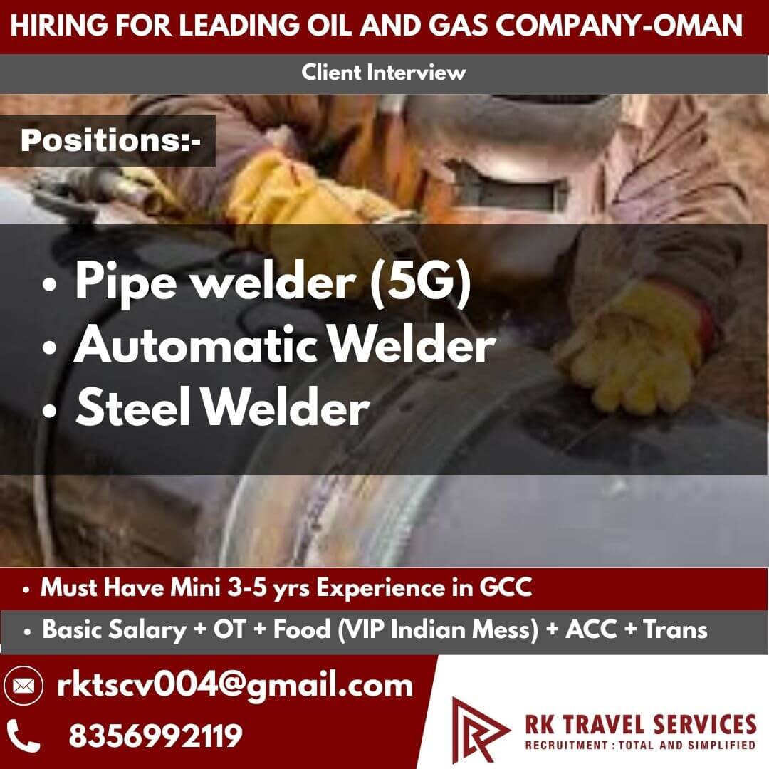 HIRING FOR LEADING OIL AND GAS COMPANY-OMAN HIRING FOR LEADING OIL AND GAS COMPANY-OMAN