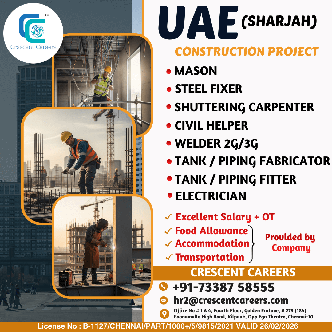 RECRUITMENT FOR UAE COUNTRY RECRUITMENT FOR UAE COUNTRY