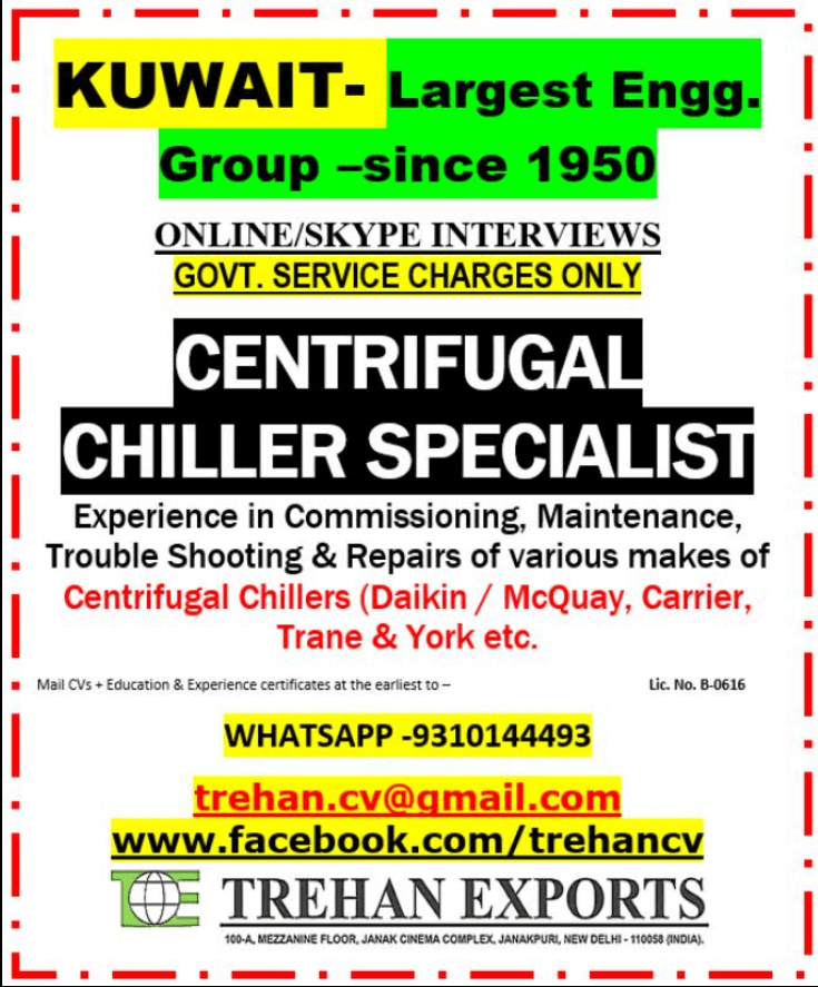 CENTRIFUGAL CHILLER SPEACIALIST CENTRIFUGAL CHILLER SPEACIALIST