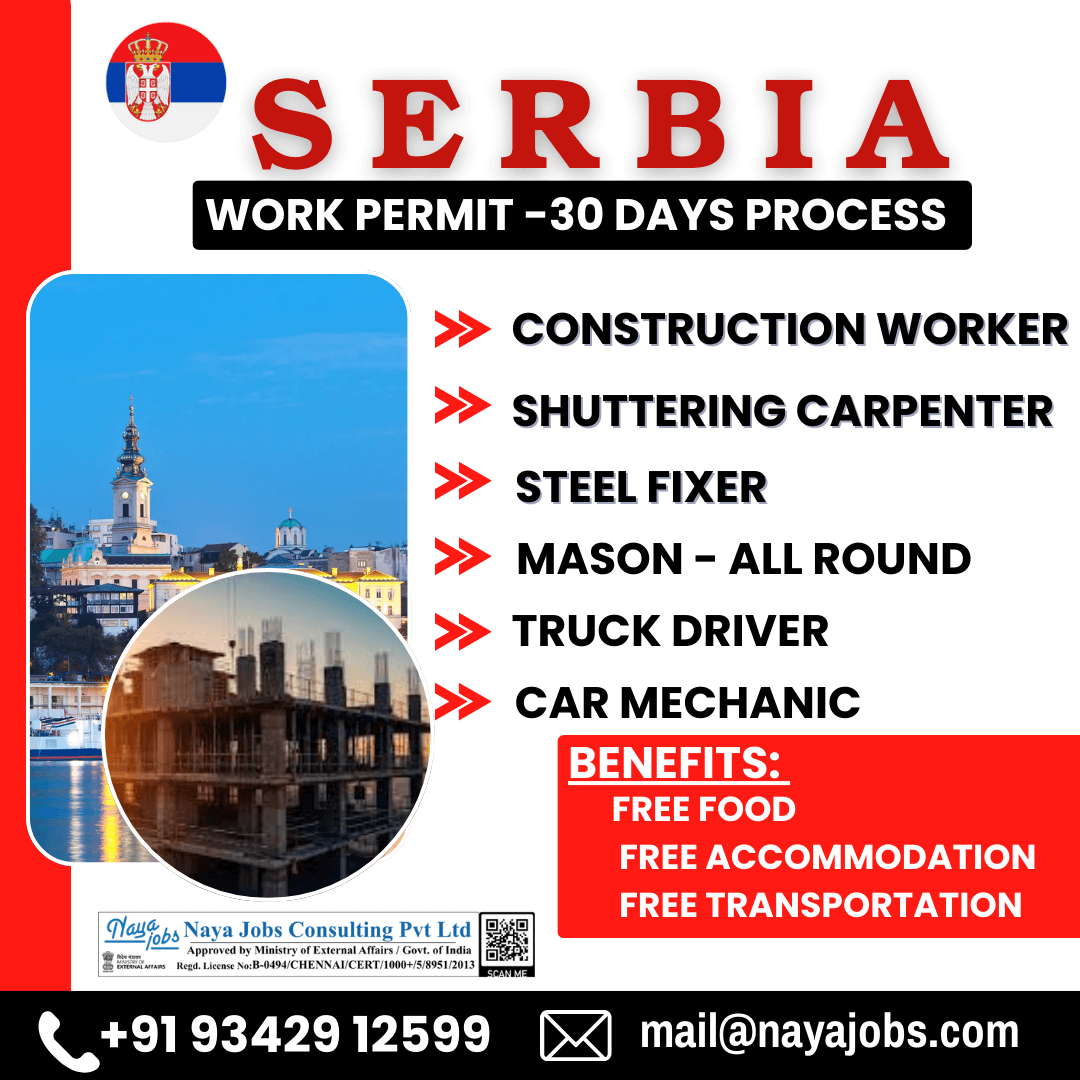 Hiring for Serbia – Construction & Technical Jobs