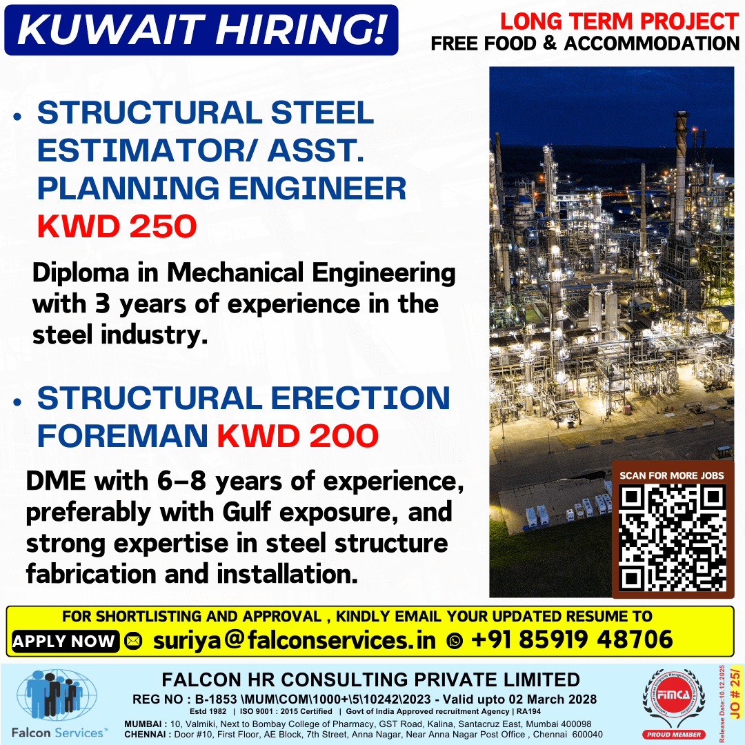 ?? KUWAIT HIRING | LONG TERM PROJECT