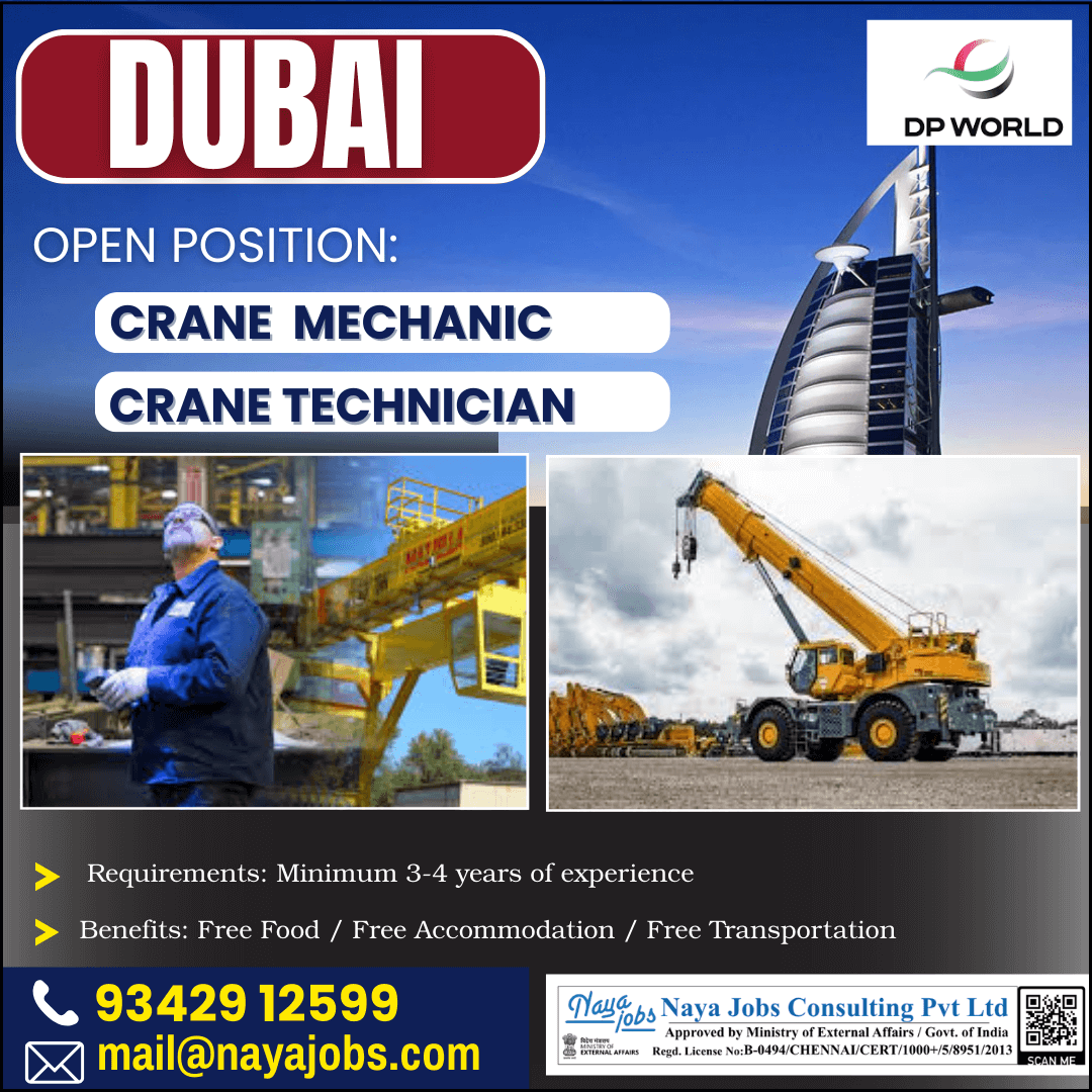 Urgent Requirement for Dubai Urgent Requirement for Dubai