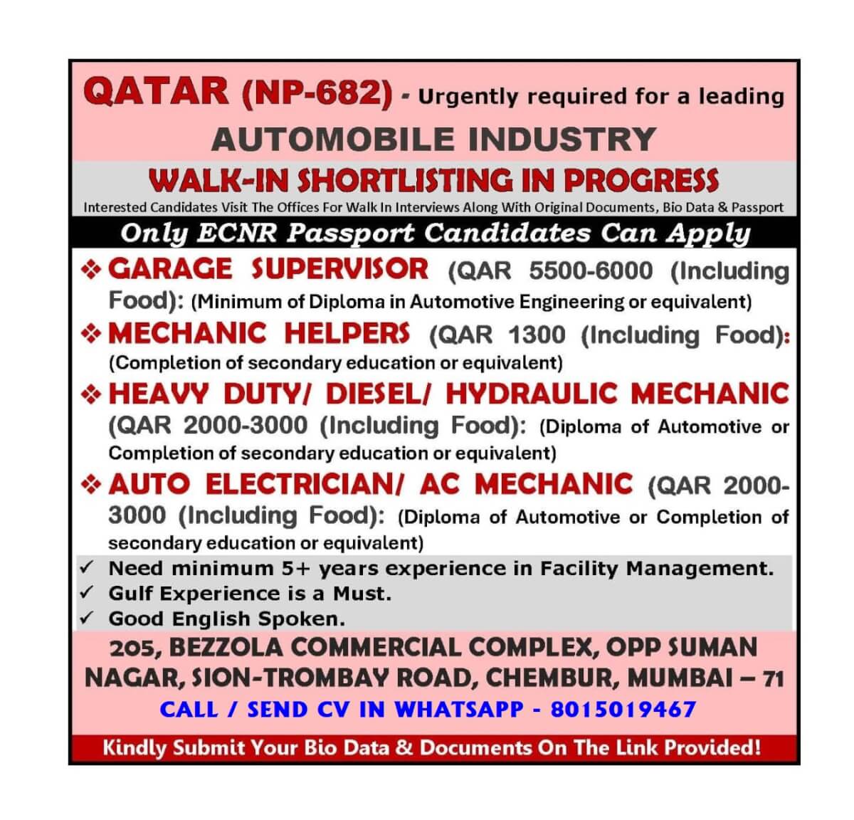 Qatar - Automobile industries Qatar - Automobile industries