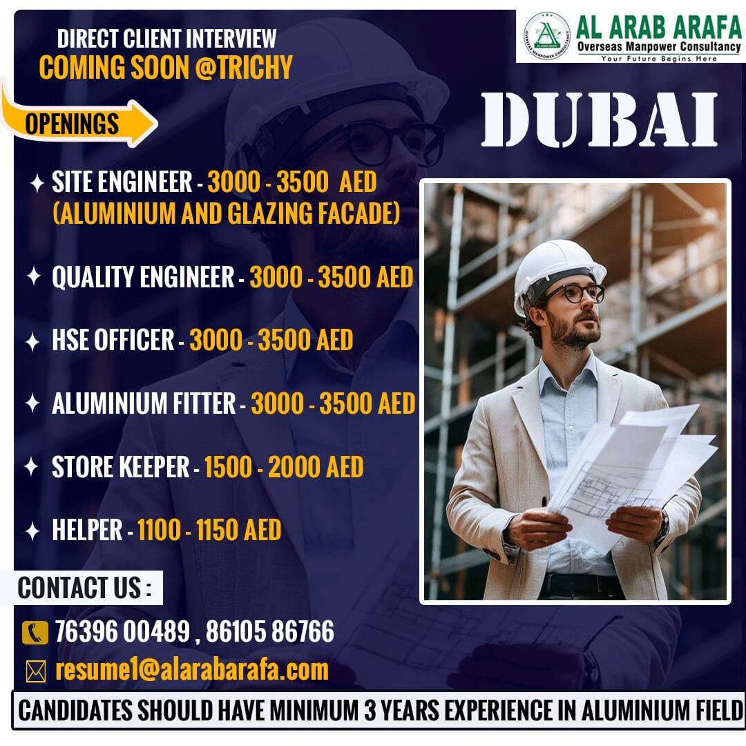 DIRECT CLIENT INTERVIEW COMING SOON @TRICHY DIRECT CLIENT INTERVIEW COMING SOON @TRICHY