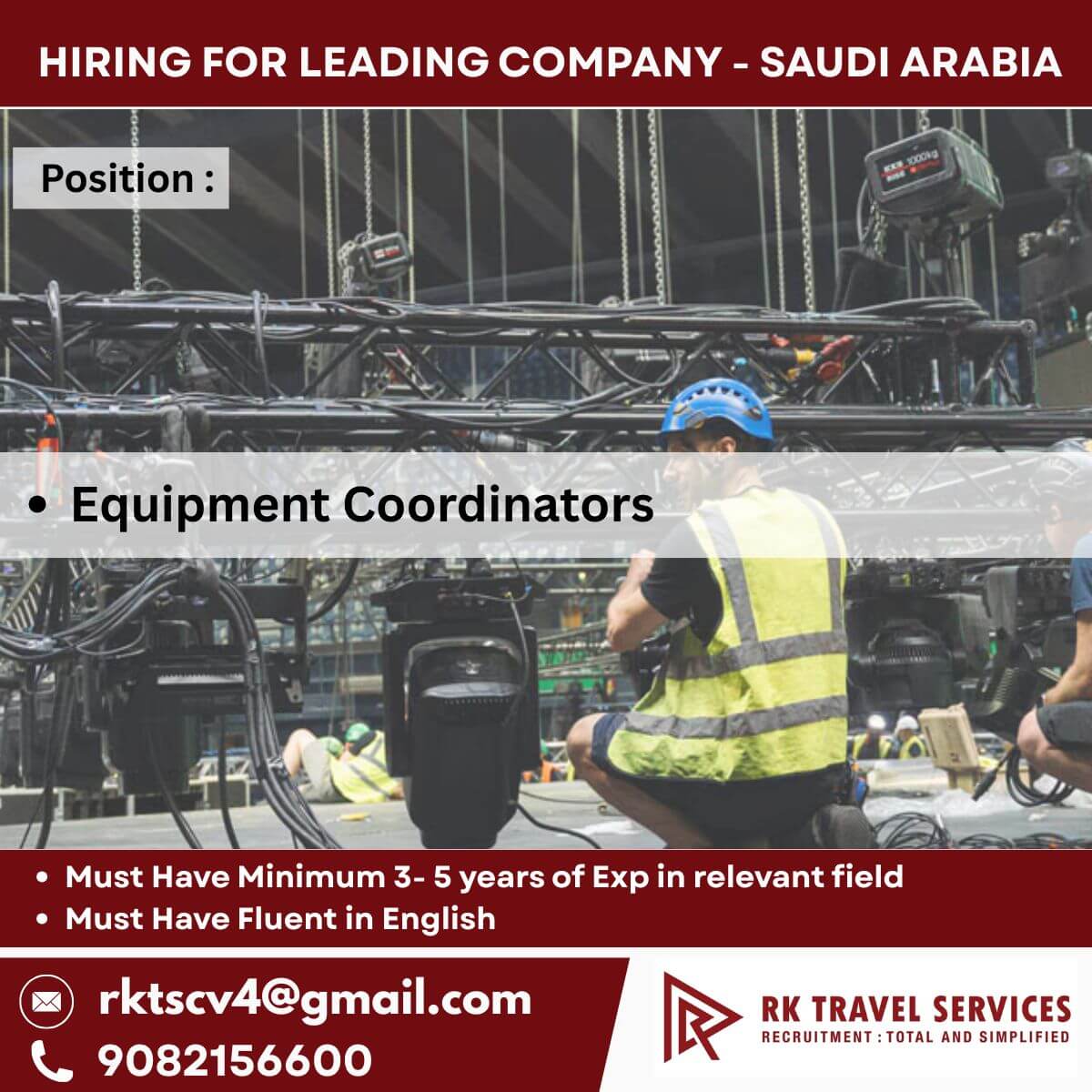 HIRING FOR LEADING COMPANY - SAUDI ARABIA