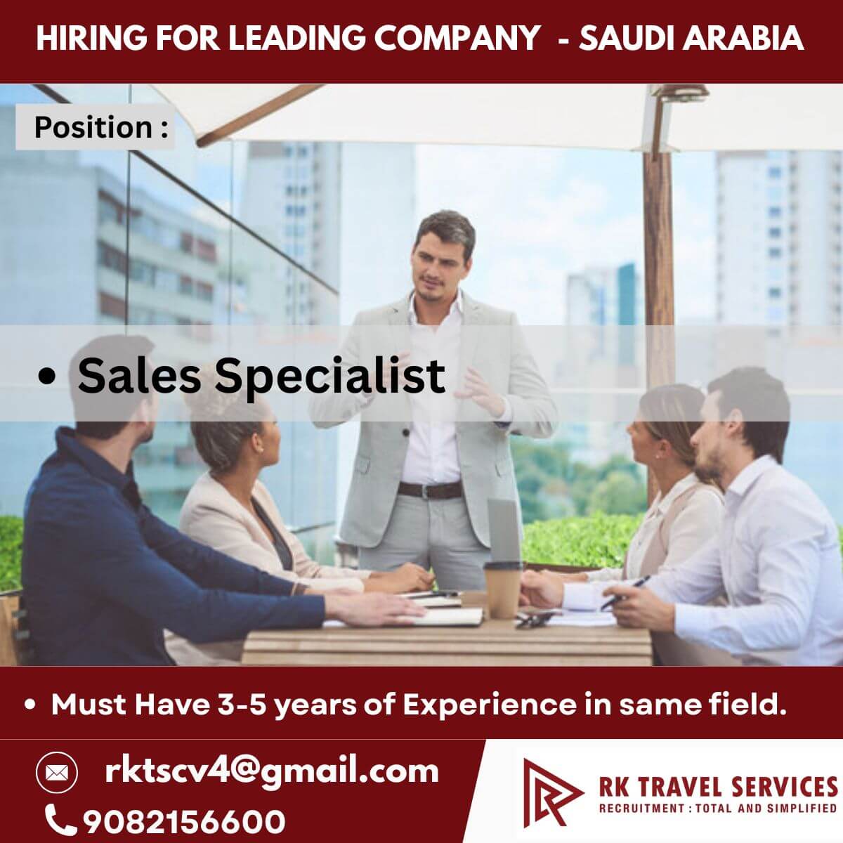 HIRING For Leading Company  - Saudi Arabia