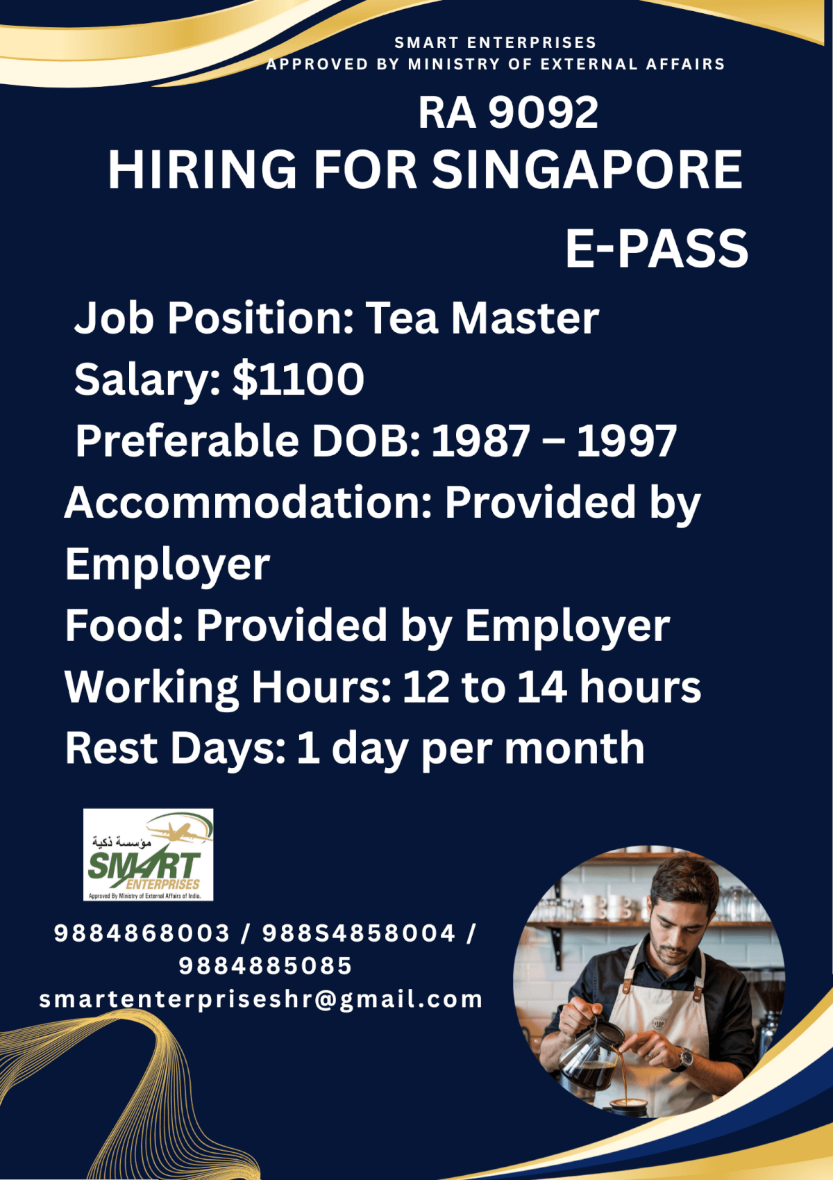 HIRING FOR SINGAPORE HIRING FOR SINGAPORE
