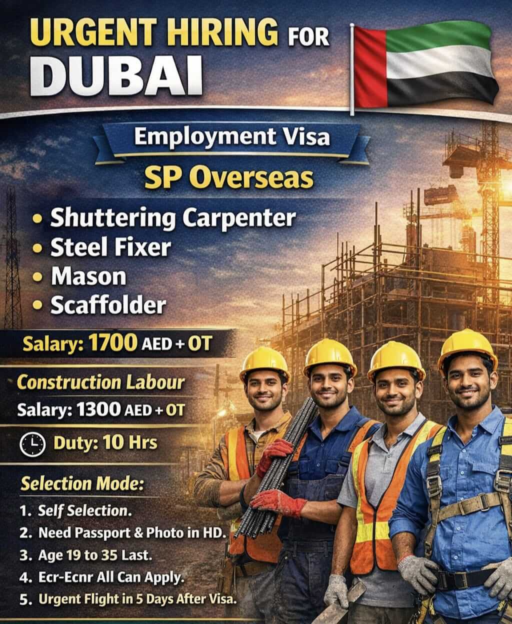 SP Overseas , Construction SP Overseas , Construction