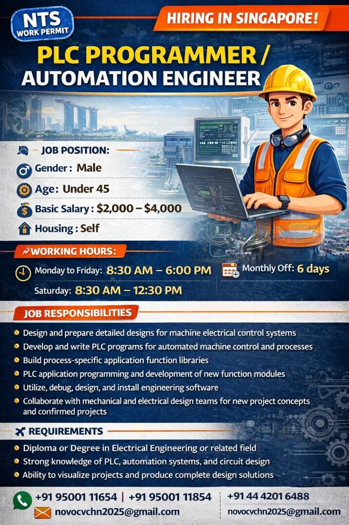 PLC PROGRAMMER / AUTOMATION ENGINEER PLC PROGRAMMER / AUTOMATION ENGINEER
