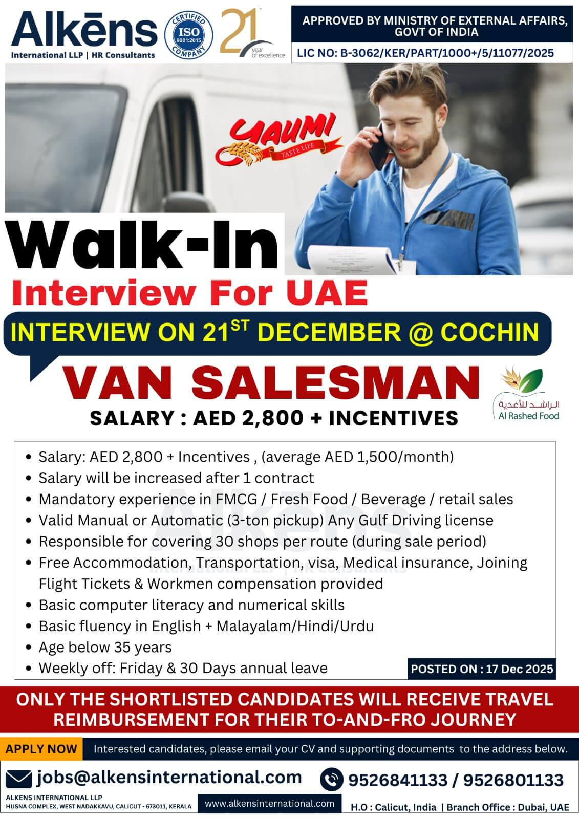 HIRING FOR UAE HIRING FOR UAE