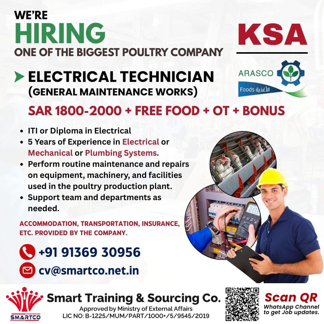 WE'RE HIRING ONE OF THE BIGGEST POULTRY COMPANY