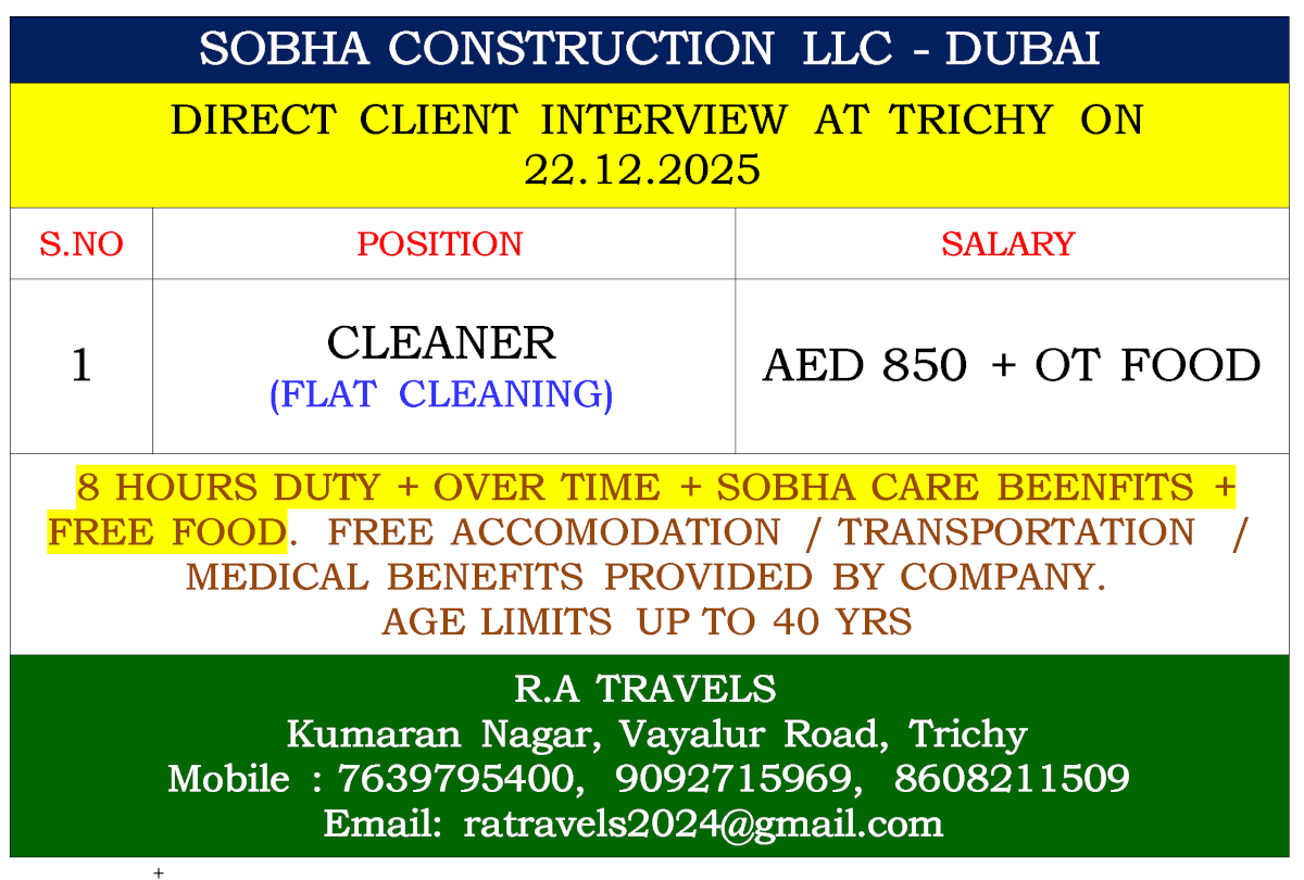 SOBHA CONSTRUCTION LLC - DUBAI