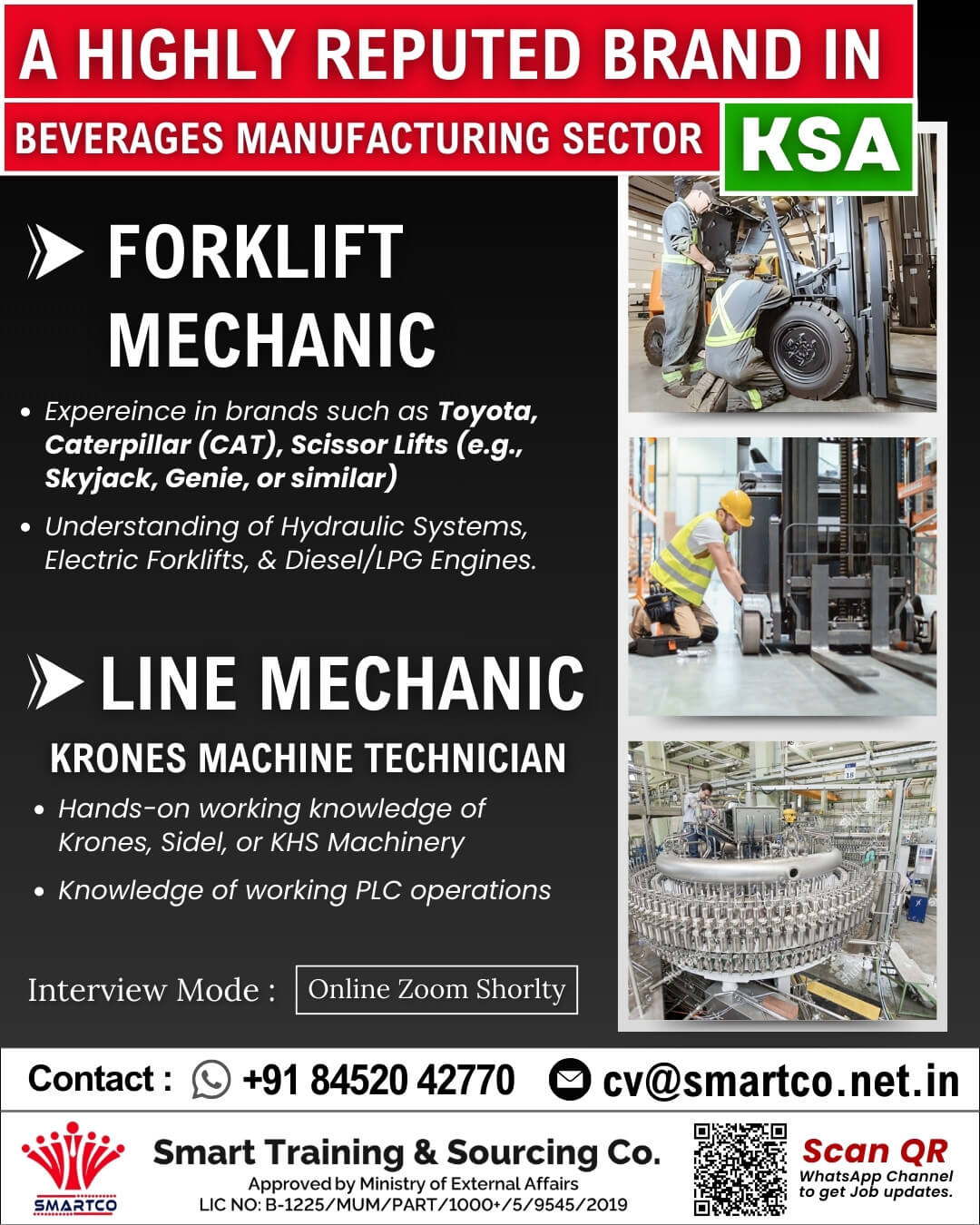 A HIGHLY REPUTED BRAND IN BEVERAGES MANUFACTURING SECTOR KSA FORKLIFT A HIGHLY REPUTED BRAND IN BEVERAGES MANUFACTURING SECTOR KSA FORKLIFT