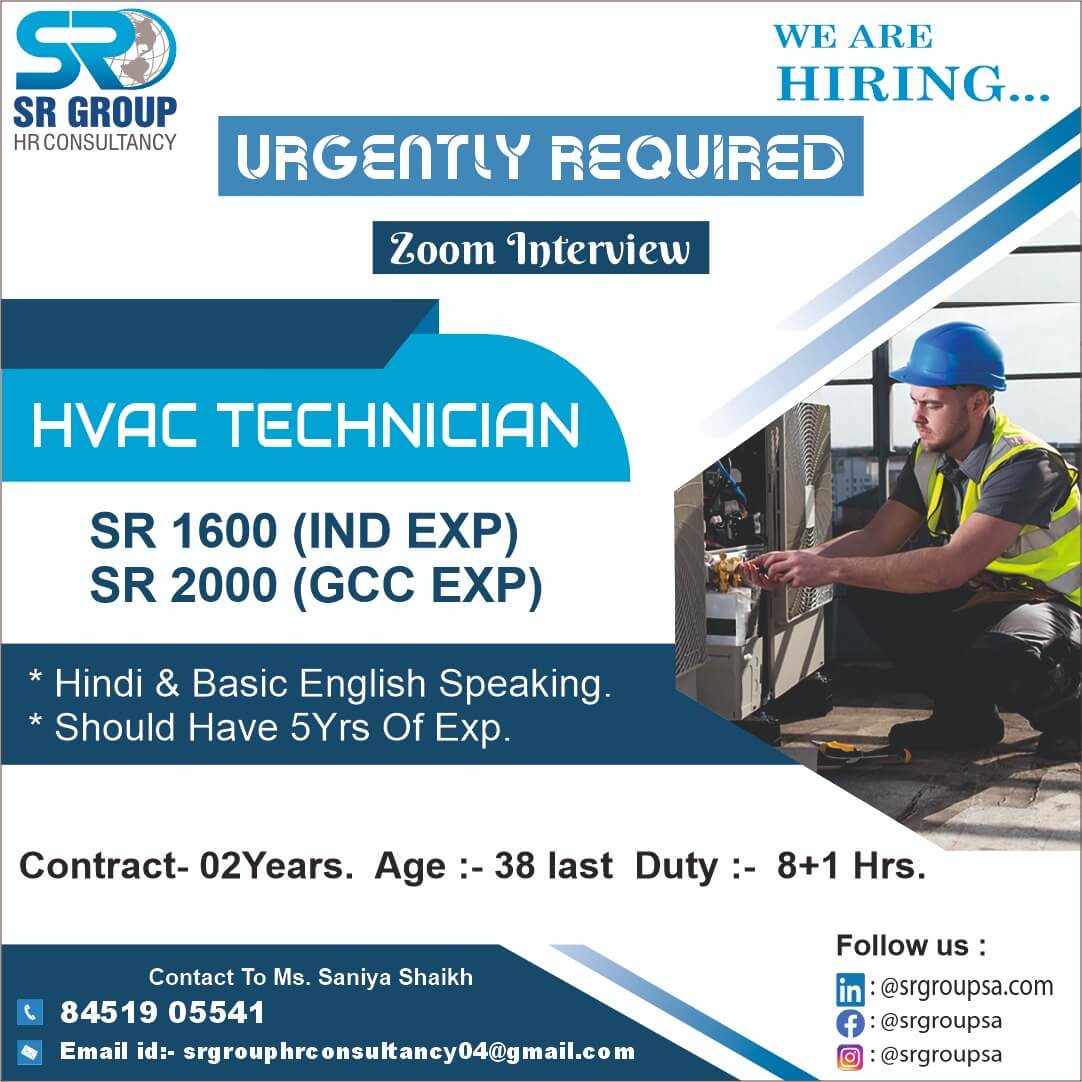 URGENT REQUIRED FOR SAUDI ARABIA. URGENT REQUIRED FOR SAUDI ARABIA.