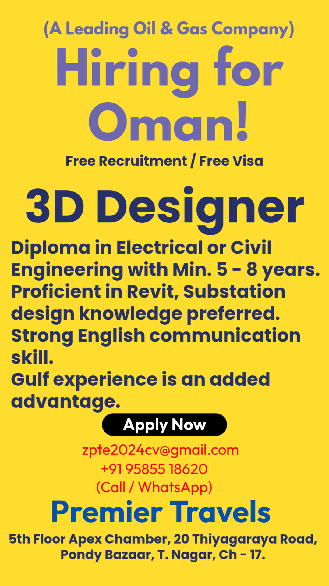 Free Recruitment for Oman!