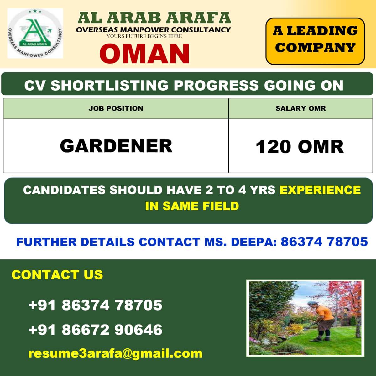 CV SELECTION PROCESS GOING ON