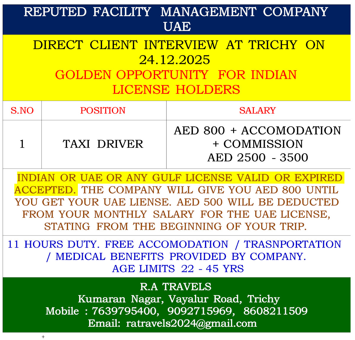 REPUTED FACILITY MANAGEMENT COMPANY  UAE