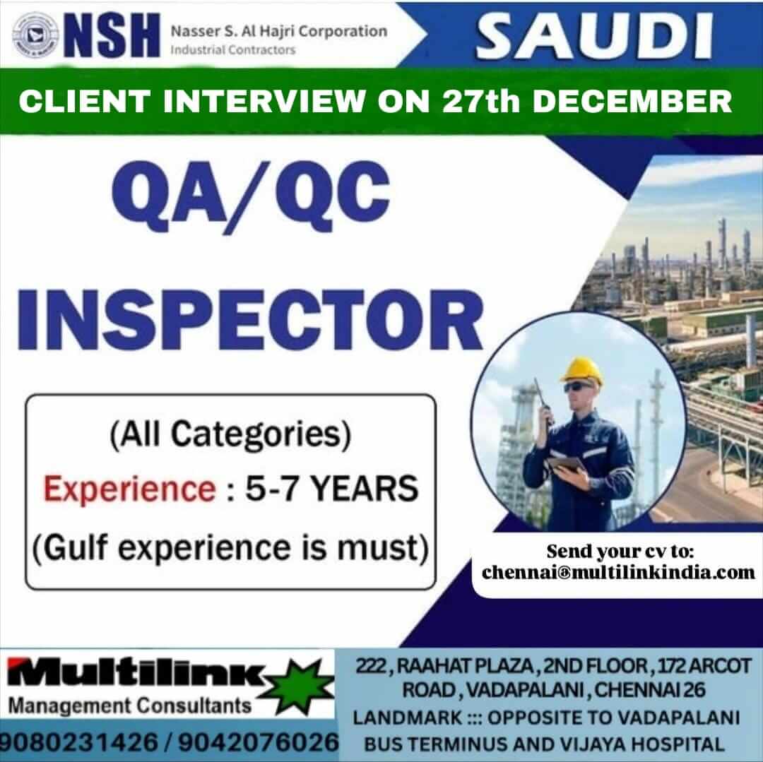 QA/QC  INSPECTOR