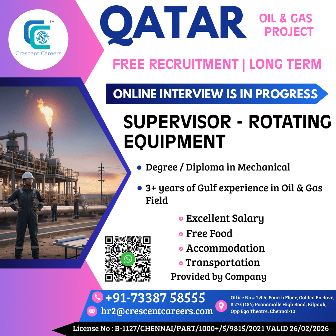 SUPERVISOR - ROTATING EQUIPMENT