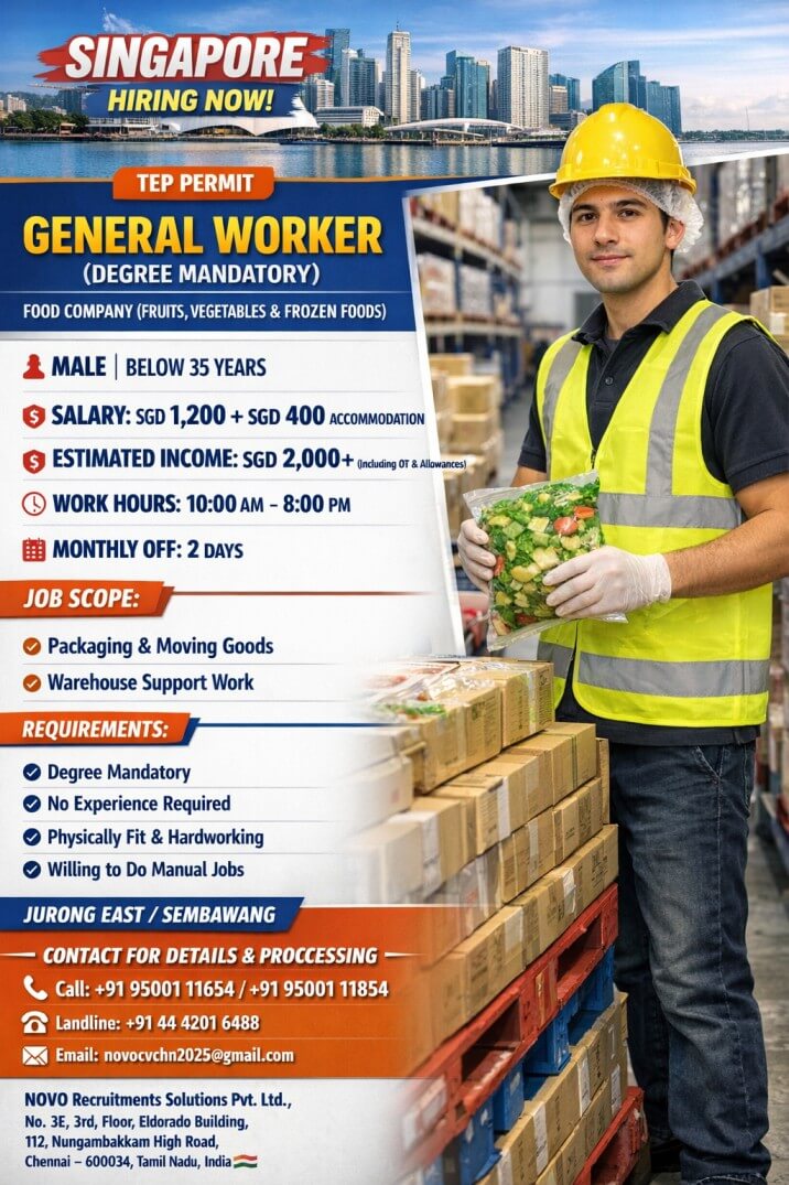 General Worker (Degree Mandatory)