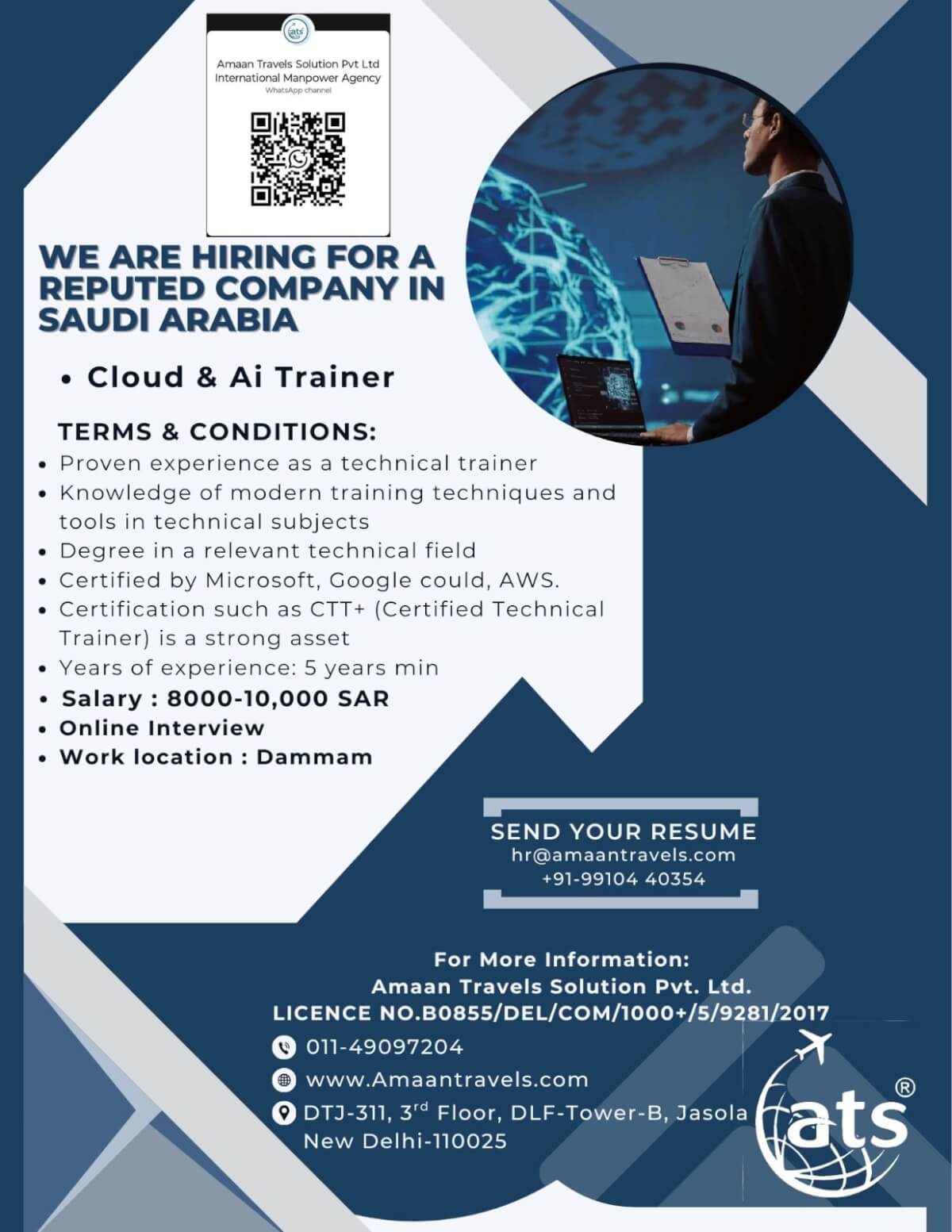 Hiring for A Reputed Company in Saudi Arabia