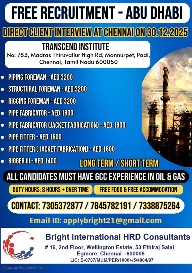 FREE RECRUITMENT - LONG TERM / SHORT TERM