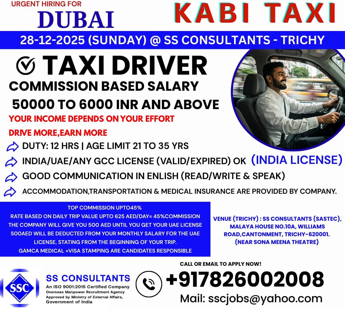 Taxi Driver Jobs in Dubai - Earn ?50K-60K+ Monthly | Free Accommodation & Medical Taxi Driver Jobs in Dubai - Earn ?50K-60K+ Monthly | Free Accommodation & Medical