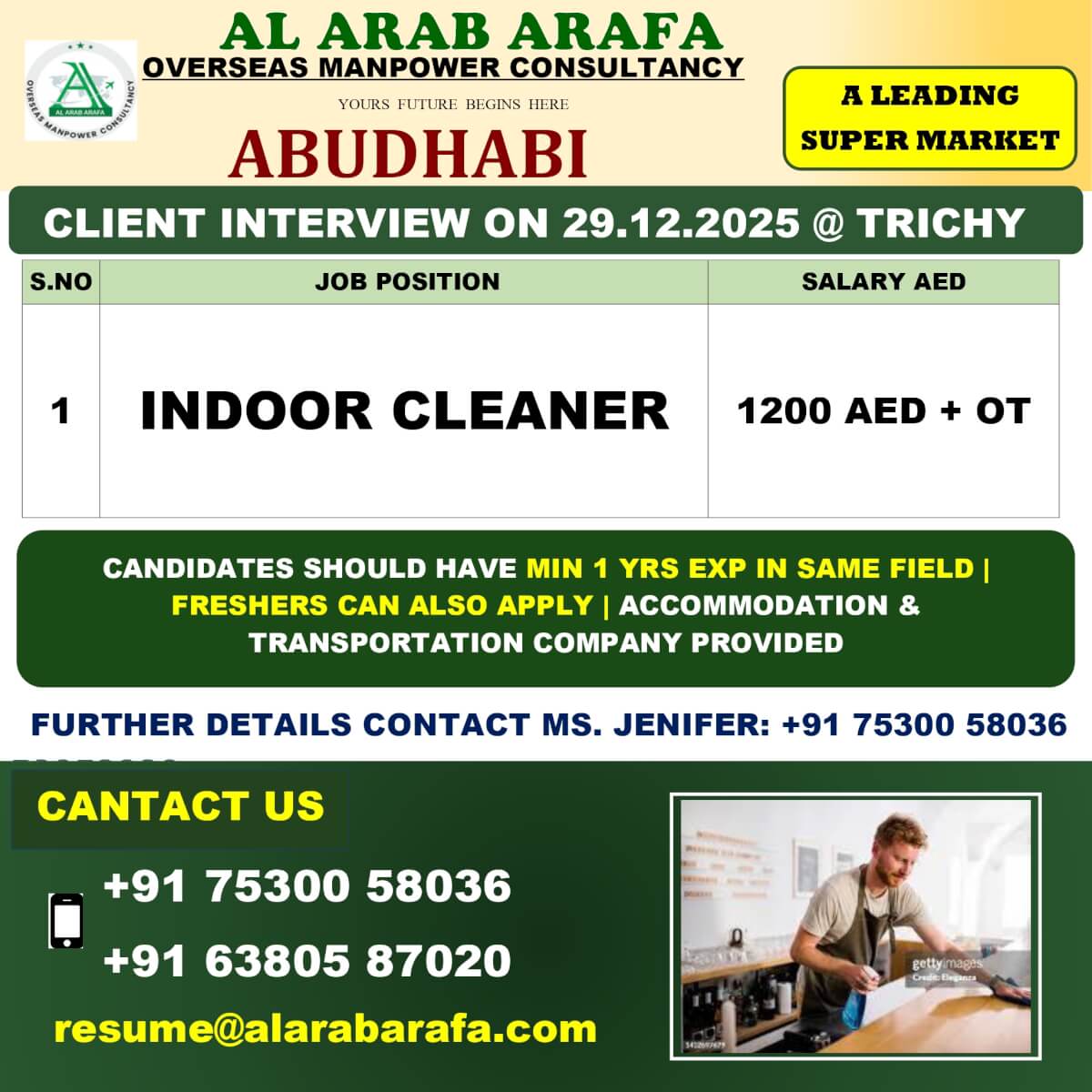 CLIENT INTERVIEW ON 29.12.2025 @ TRICHY