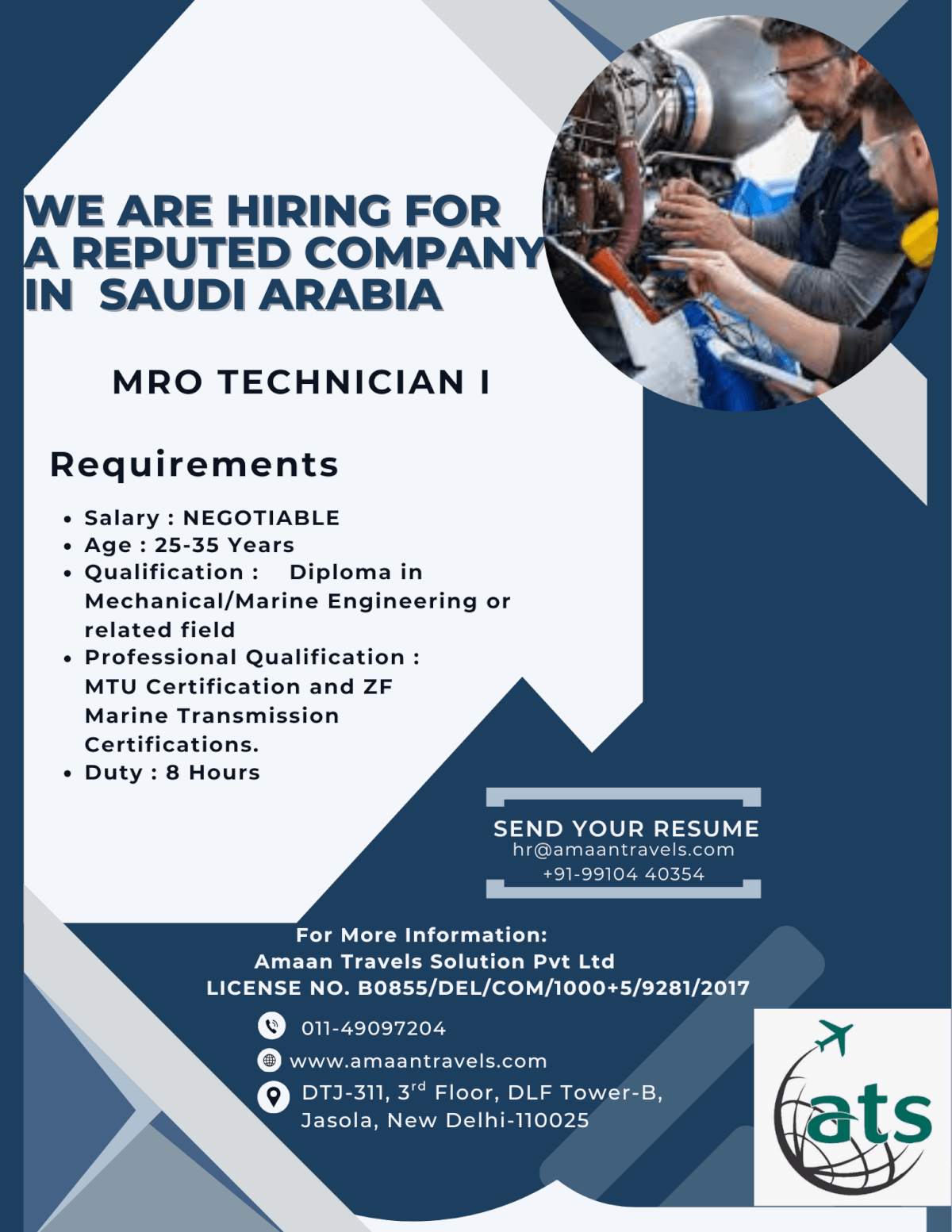 Hiring for A Well Reputed Company in Saudi Arabia
