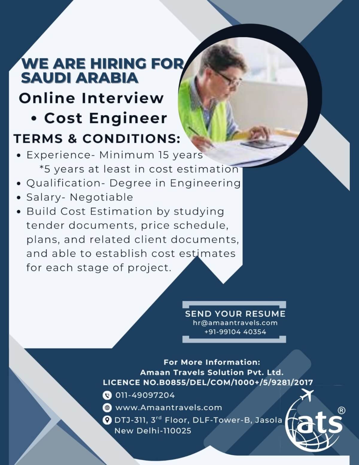 Hiring for A Reputed company in Saudi Arabia