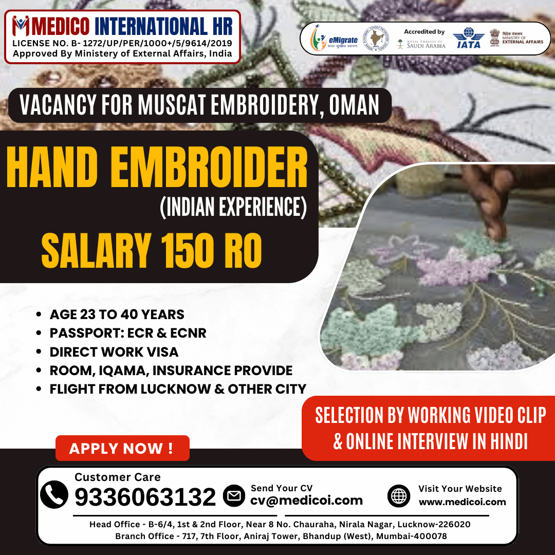 Hand Embroider (Indian Exp.)