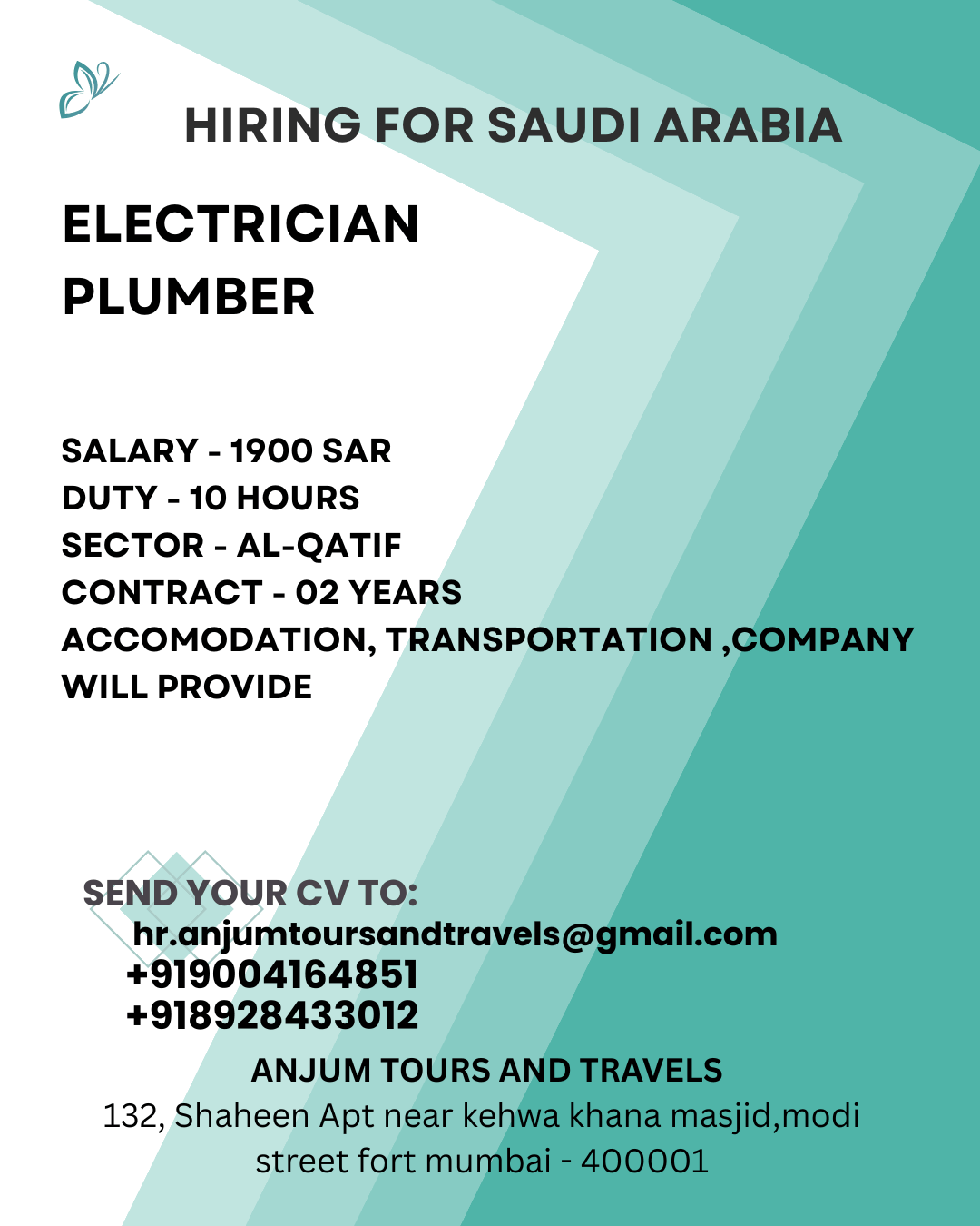 Hiring for Saudi Arabia