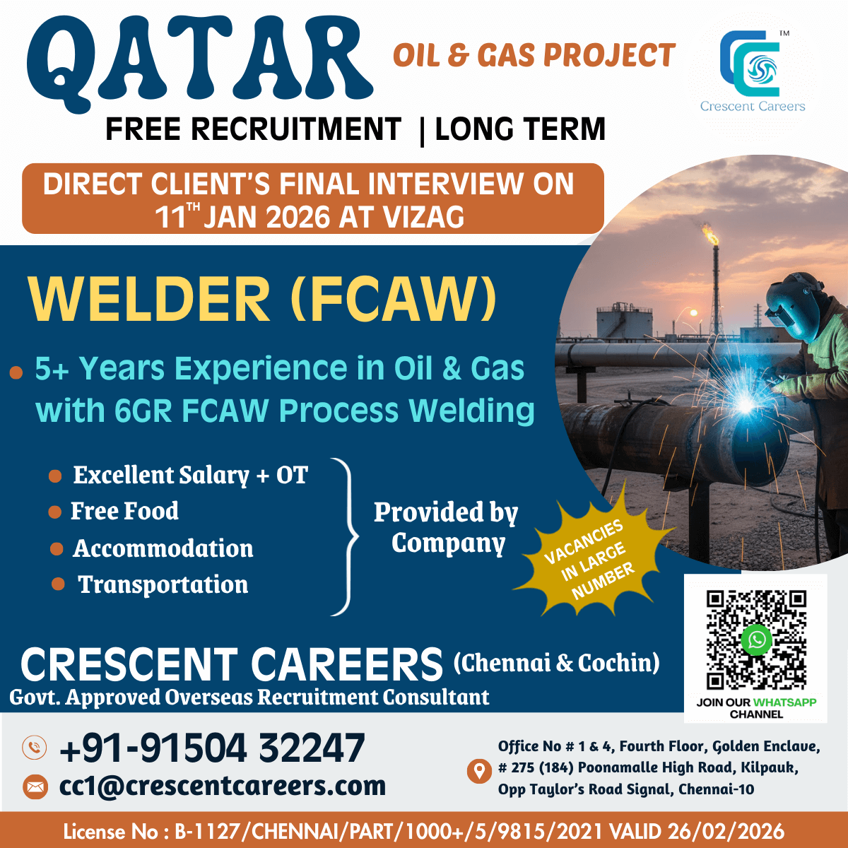 WELDER (FCAW) WELDER (FCAW)