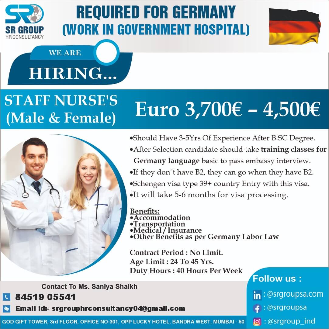 URGENT REQUIRED FOR GERMANY