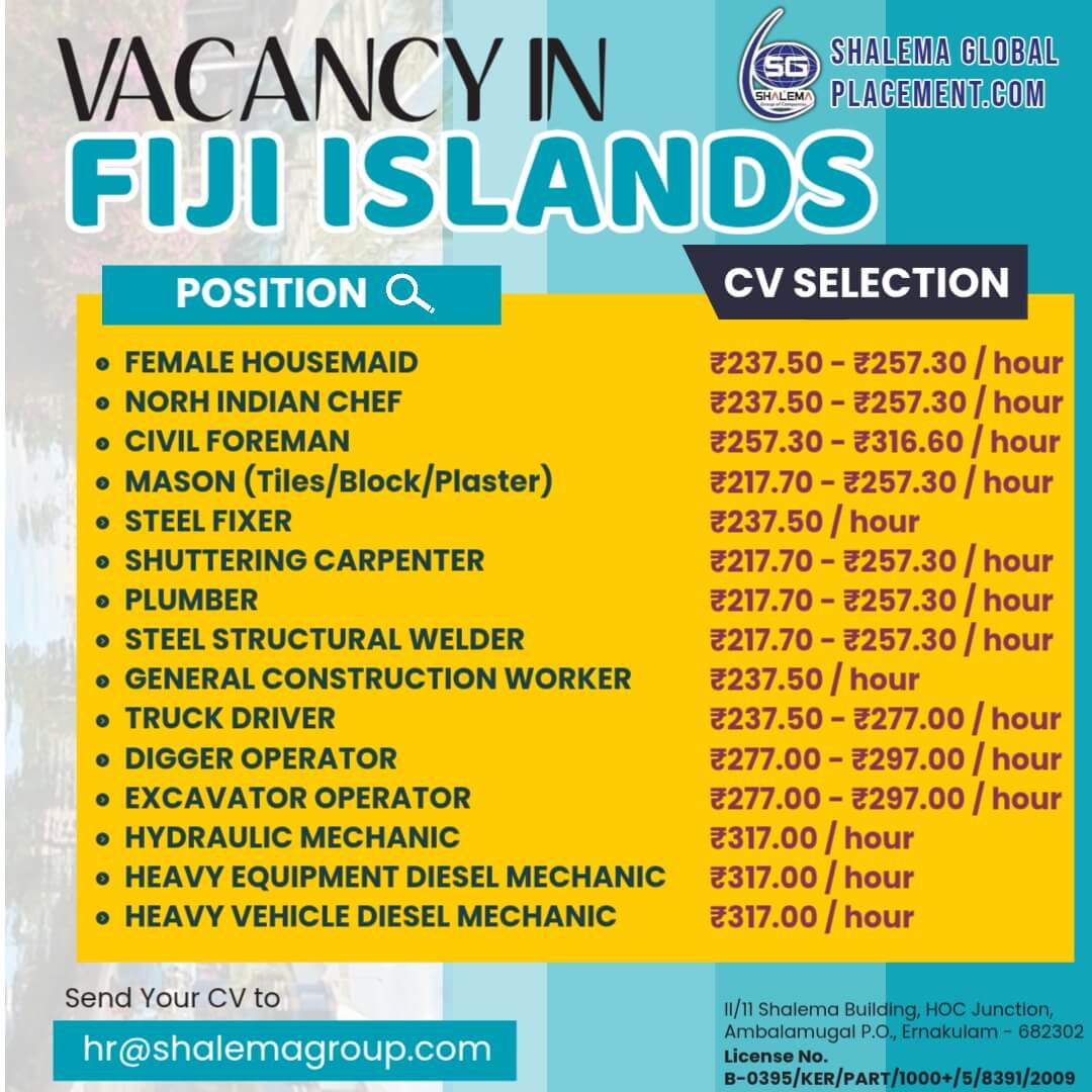 FIJI JOB VACANCY