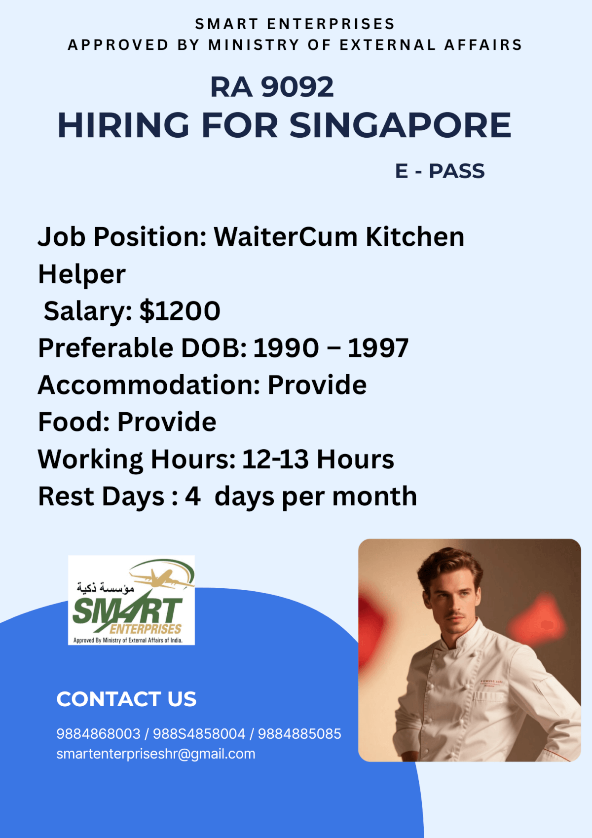 HIRING FOR SINGAPORE HIRING FOR SINGAPORE