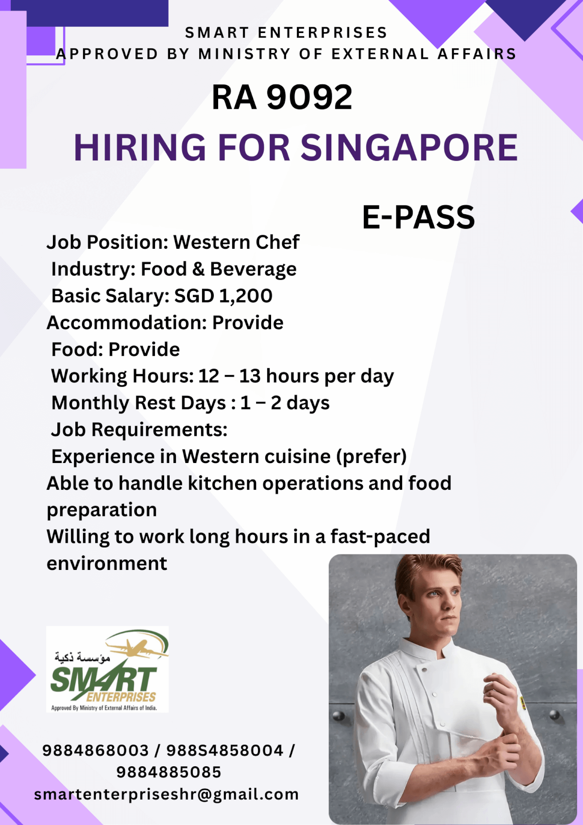 HIRING FOR SINGAPORE HIRING FOR SINGAPORE