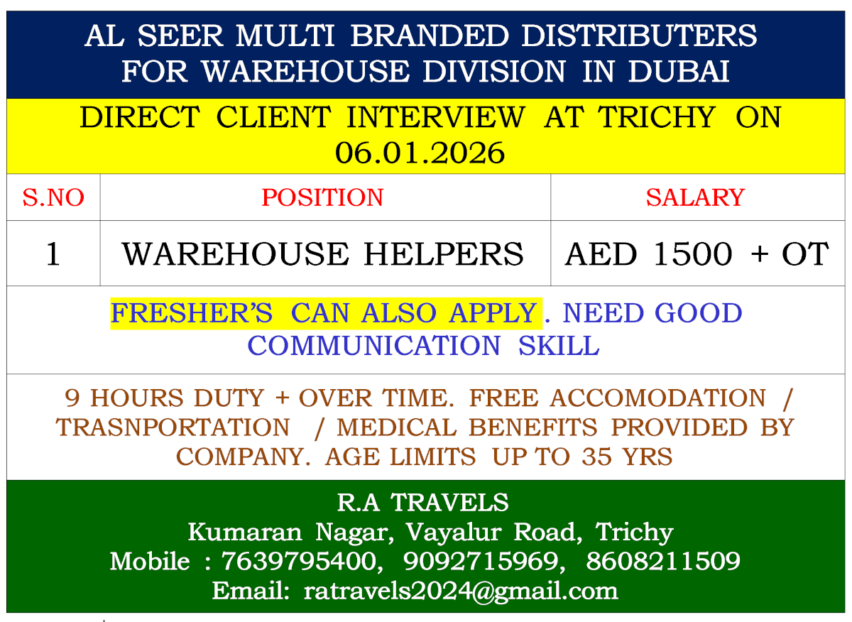 HIRING ON A FOOD DELIVERY COMPANY   KUWAIT AMERICANA FOOD COMPANY