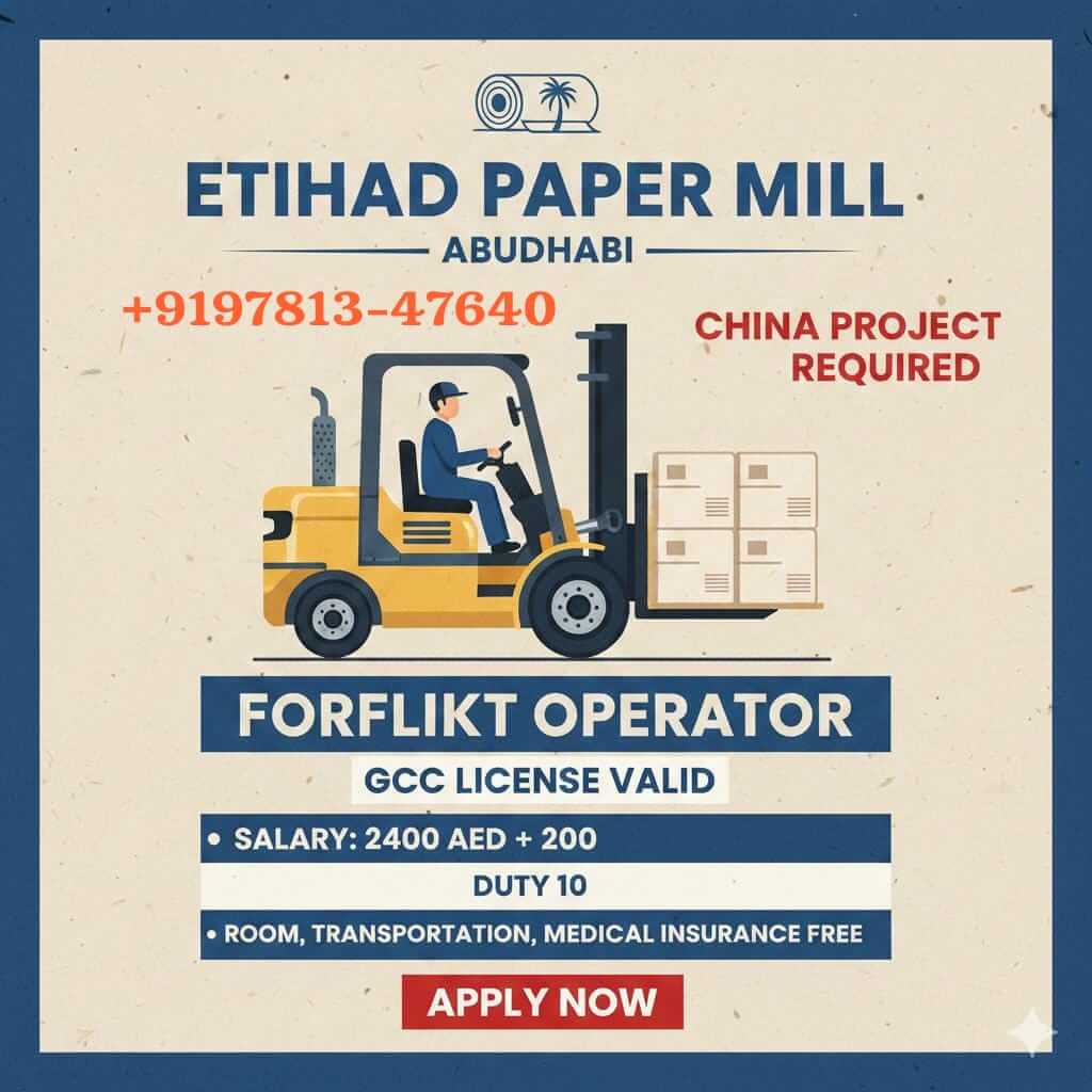 Forklift operator Forklift operator