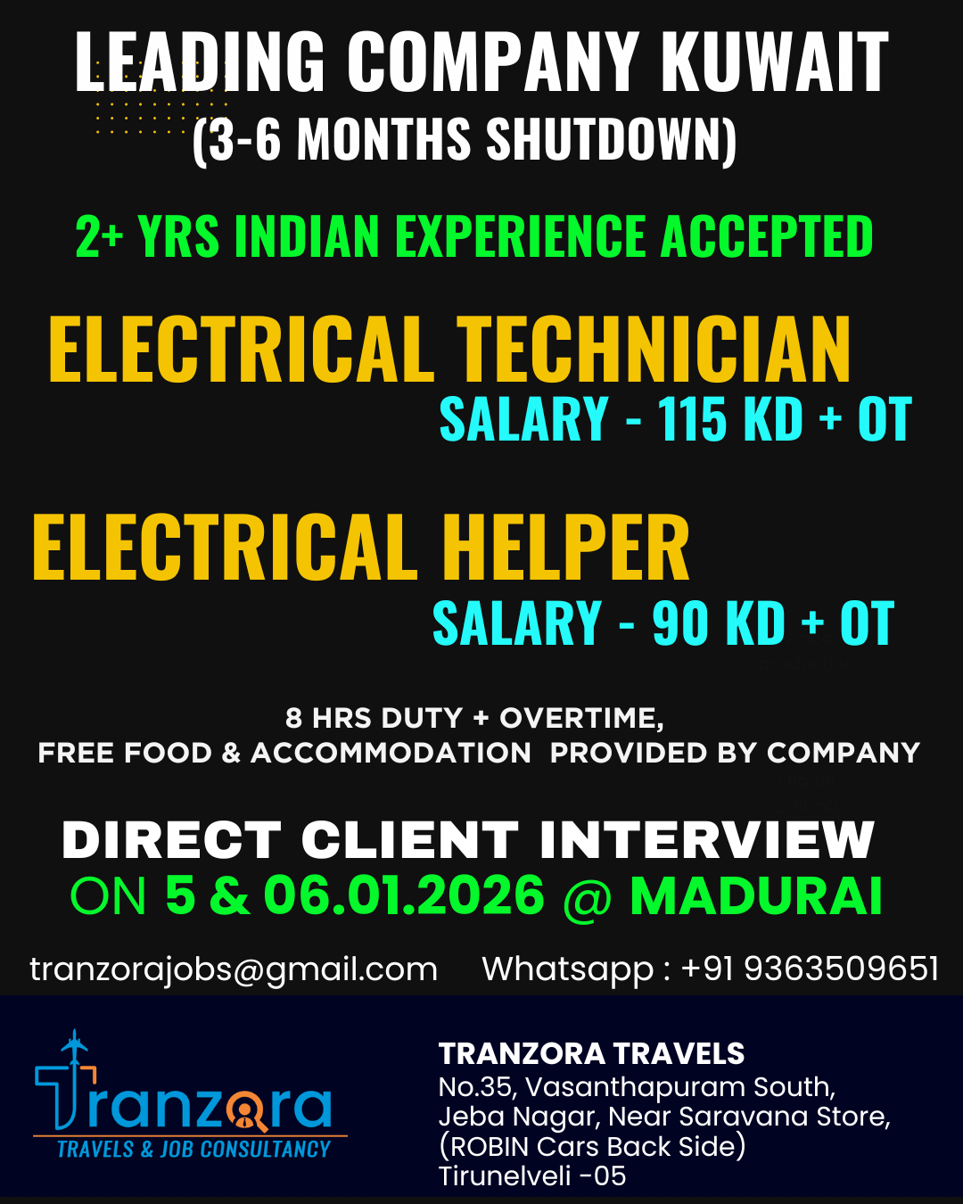 KUWAIT - SHUTDOWN PROJECT