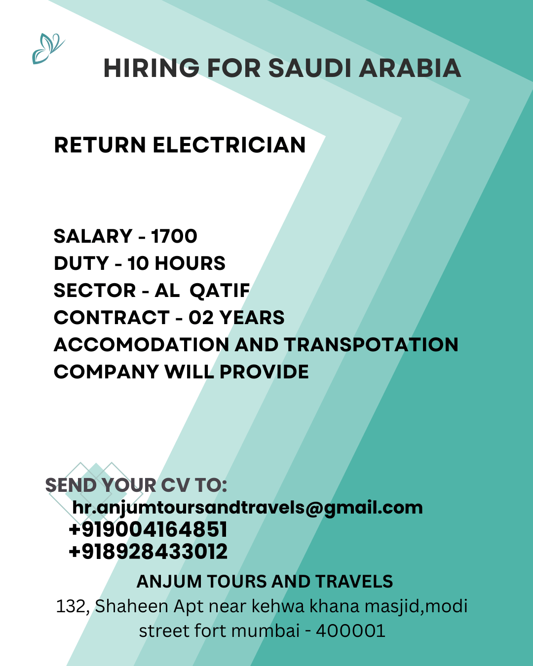 hiring for saudi arabia hiring for saudi arabia