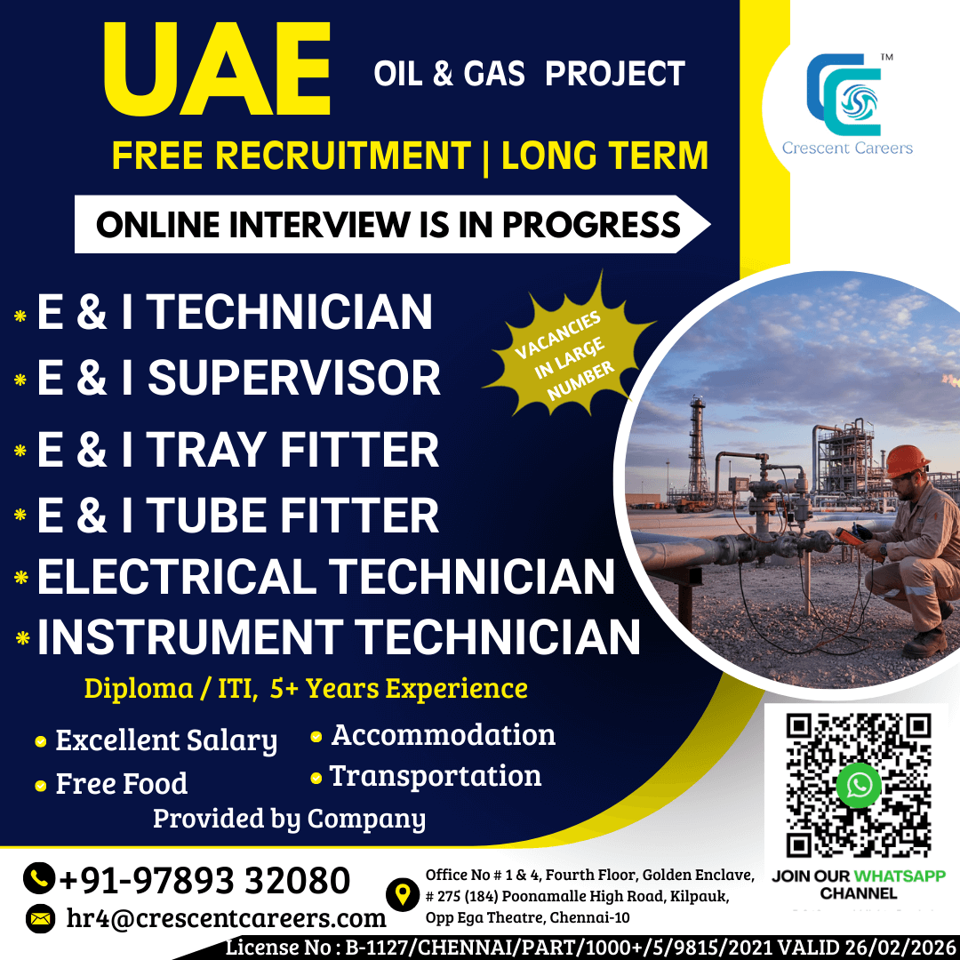 FREE RECRUITMENT FOR UAE